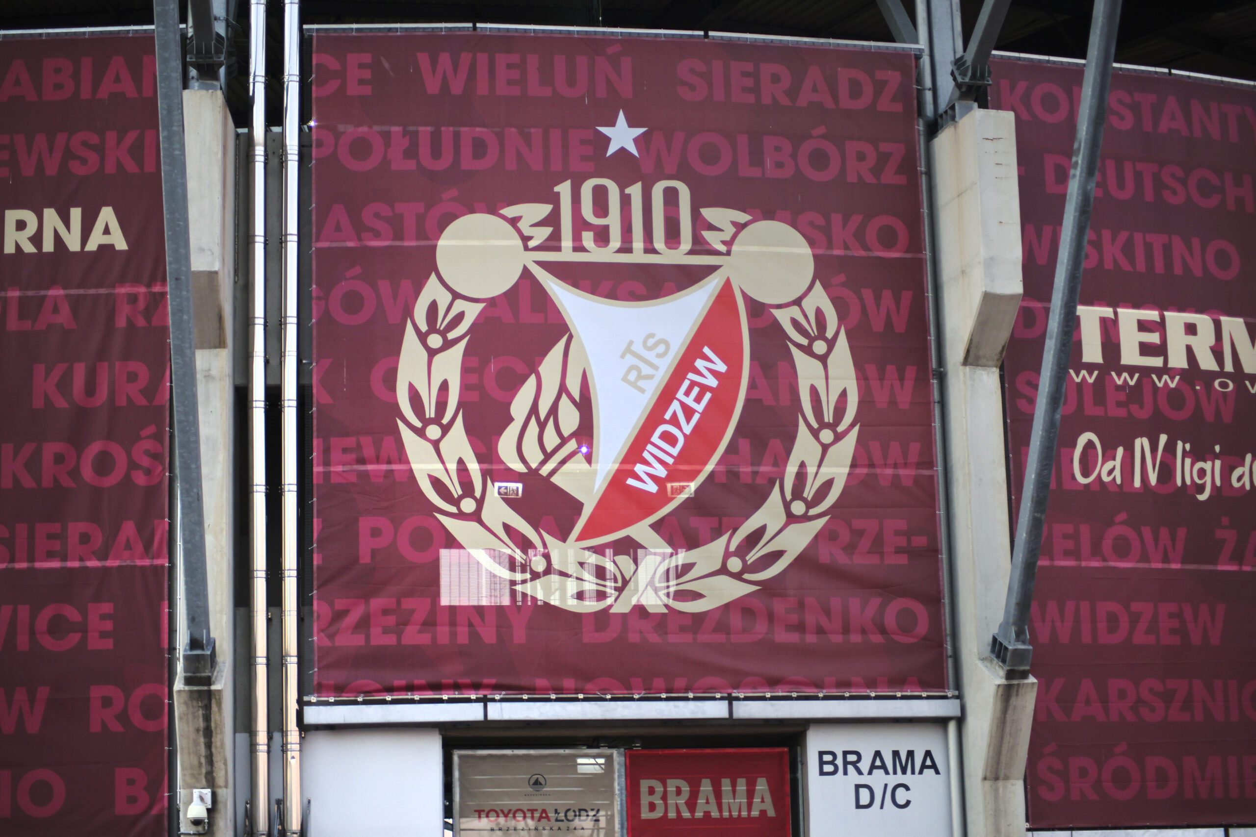 Jak ozdobiliśmy stadion Widzewa Łódź